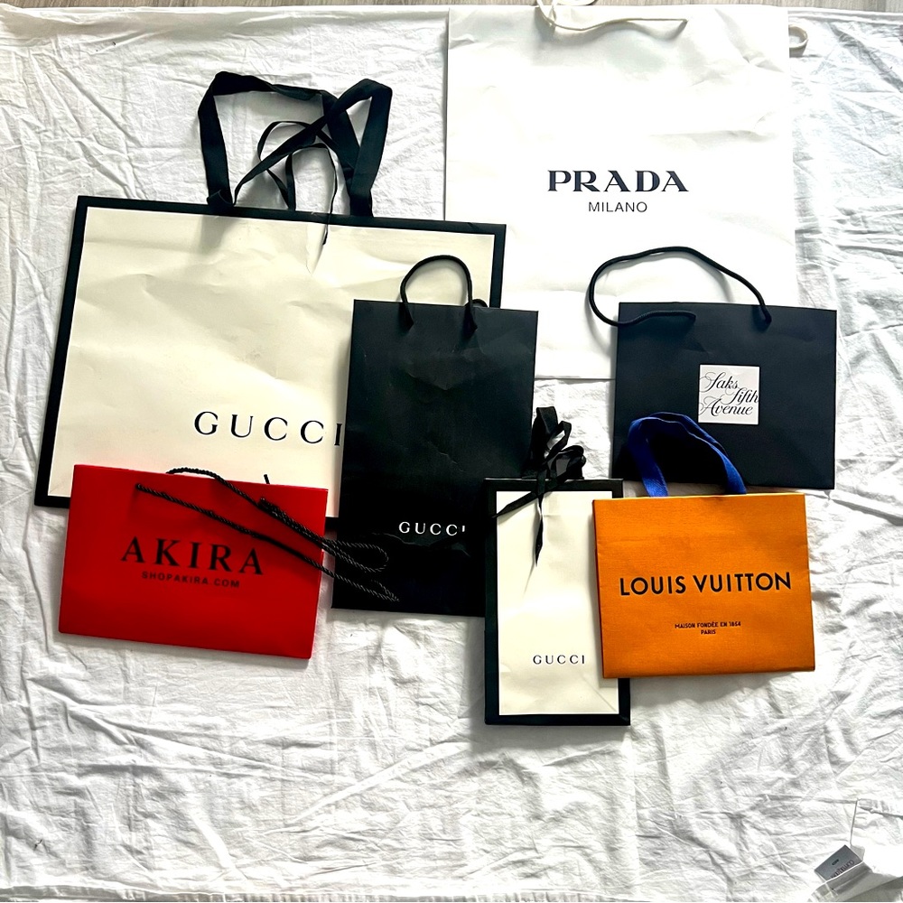 Assorted designer bags different sizes